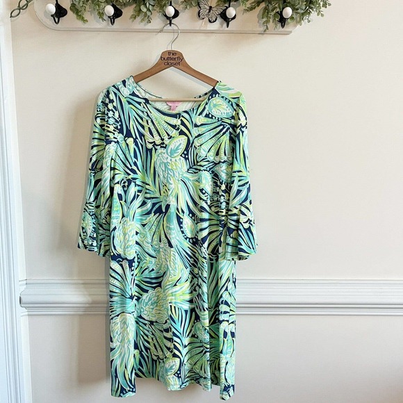 Lilly Pulitzer Dresses & Skirts - Lilly Pulitzer ophelia party like a flock large style 27881